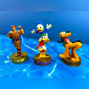 McDonald’s - 2002 Walt Disney 100 Years  of Magic Toys - Set of 3 - 💪🦆🐕